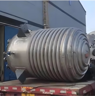 Reactor de secado certificado ISO ASME con placa de acero para recipientes a presión