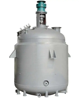 1600 kg Reactor de metal seguro ISO ASME certificado recipiente separado