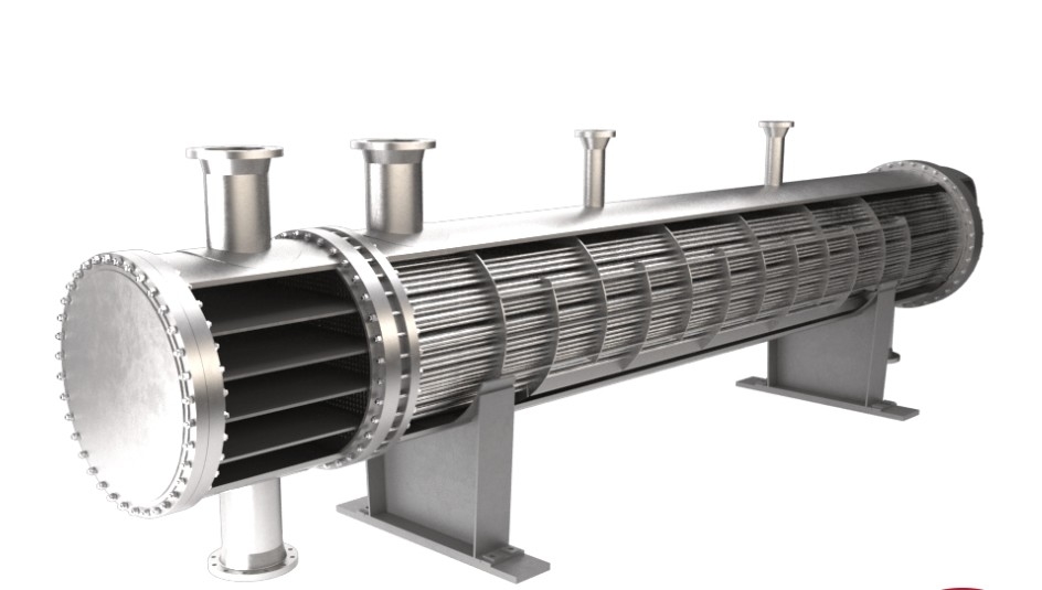 Sistema de refrigeración de cuatro etapas Intercambiador de calor de acero inoxidable